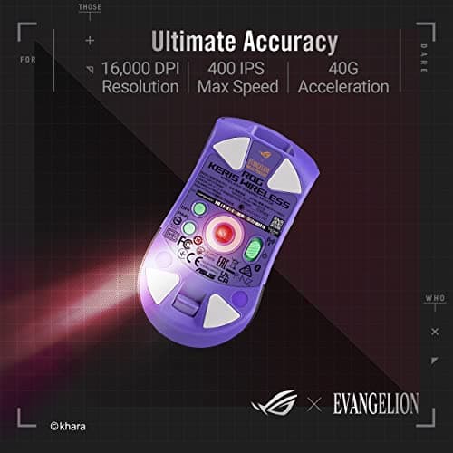 Asus ROG Keris Wireless EVA Edition Wired Optical Gaming Mouse image