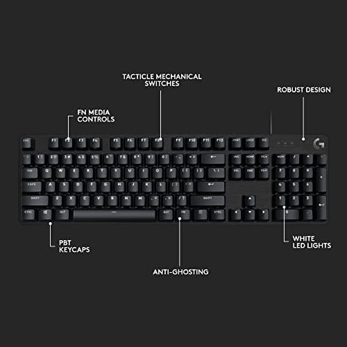 Logitech G413 SE Kailh LT Brown Wired Gaming Keyboard image