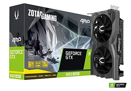 Zotac GAMING AMP GeForce GTX 1660 SUPER 6GB GDDR6 Black image