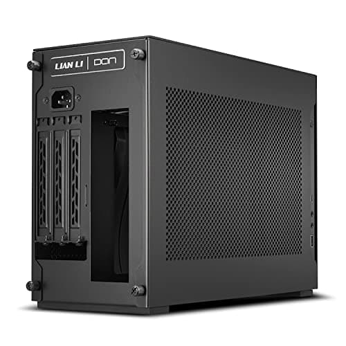 Lian Li A4-H20 X4 Mini-ITX Desktop Black with Mesh Side Panel and USB 3.2 Gen 2 Type-C and USB 3.2 Gen 1 Type-A image