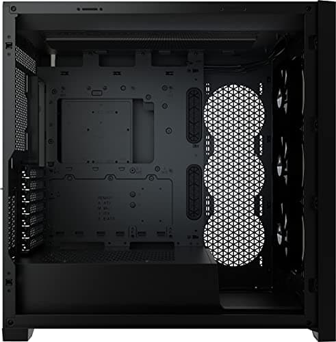 Corsair iCUE 5000X RGB ATX Mid Tower Black Tempered Glass Side Panel image