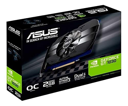 Asus Phoenix Fan OC GeForce GT 1030 2GB GDDR5 Black / Blue image