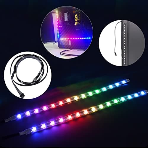 DS 120mm Addressable RGB PC Case LED Fans 3 Pack image