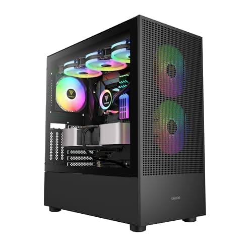 GAMDIAS Talos M3 Mesh ATX Mid Tower Black Tempered Glass Side Panel USB 3.2 Gen 2 Type-C USB 3.2 Gen 1 Type-A main image