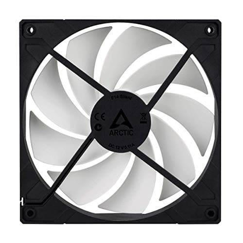 ARCTIC F14 SILENT-140 mm Standard Case Fan, Ultra Low Noise Cooler, Silent Cooler with Standard Case, Push- or Pull Configuration Possible image