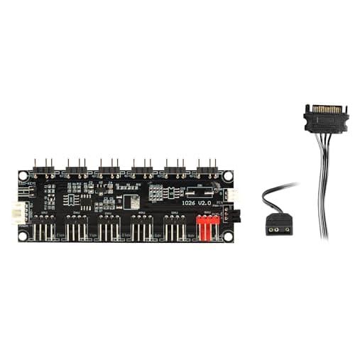 CiT Mirage F6 ATX Mid Tower Black with Tempered Glass Side Panel and USB 3.2 Gen 1 Type-A / USB 2.0 Type-A image