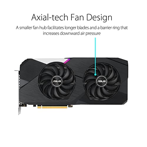 Asus DUAL OC Radeon RX 6750 XT 12GB GDDR6 Black / Silver image