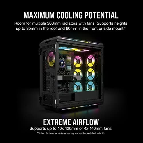 Corsair iCUE 5000T ATX Mid Tower RGB Tempered Glass Side Panel image