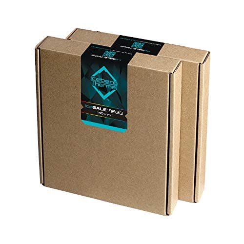 Iceberg Thermal IceGALE 140mm Teal / White ARGB PWM 2-Pack image