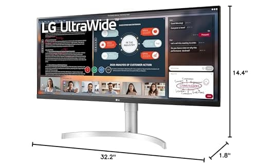 LG 34WN650-W 34" 1080p 75Hz IPS Monitor image