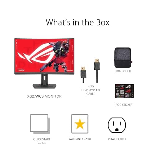 Asus ROG Strix XG27WCS 27" 1440p 180Hz VA Monitor image