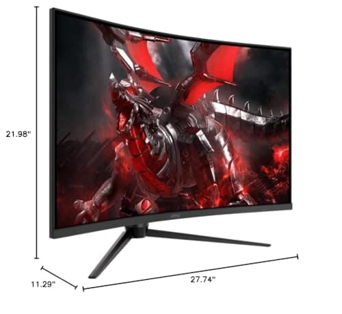 MSI Optix G321CQP 31.5" 1440p 165Hz VA Curved Monitor image