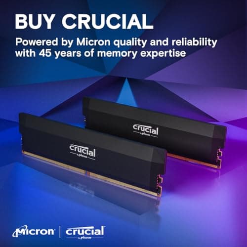 Crucial Pro Overclocking 32GB (2x16GB) DDR5 6000 CL36 Black image