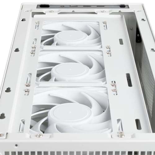 Silverstone SUGO 17 Micro ATX Desktop White Mesh Side Panel with USB 3.2 Gen 2 Type-C and USB 3.2 Gen 1 Type-A image