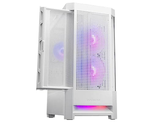 Cougar Duoface RGB ATX Mid Tower White Tempered Glass image