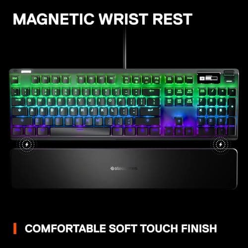 SteelSeries Apex Pro Gaming OmniPoint Adjustable Mechanical RGB Wired Keyboard image