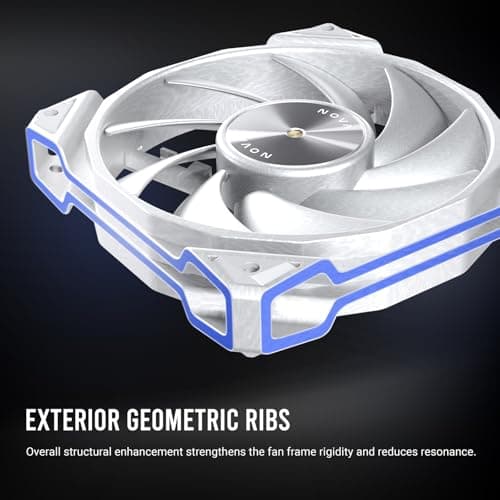 Antec NOVA 120mm White PWM 95.32 CFM 1-Pack image