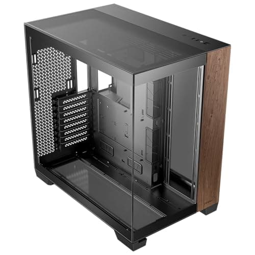 Antec C8 Wood ATX Full Tower Black / Brown with Tempered Glass Side Panel and USB 3.2 Gen 2 Type-C USB 3.2 Gen 1 Type-A image