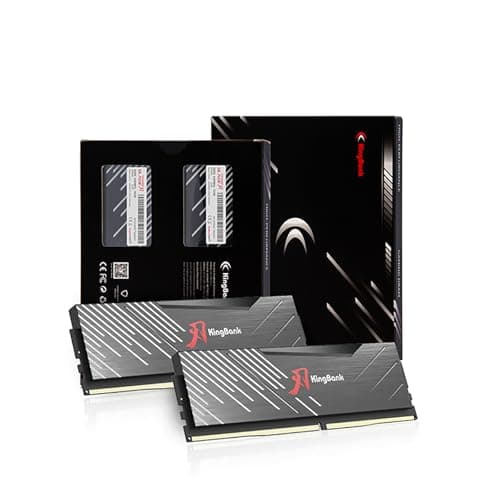 KINGBANK DDR5 Soarblade Heatsink UDIMM 6400MHz - 32GB (16Gx2) Grey image