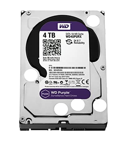 Western Digital Purple 4TB 3.5" HDD 5400 RPM SATA image