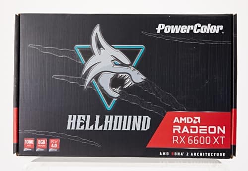 PowerColor Hellhound Radeon RX 6600 XT 8GB GDDR6 Black image