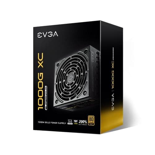EVGA SuperNOVA 1000G XC Black 1000W Fully Modular 80+ Gold Certified ATX image