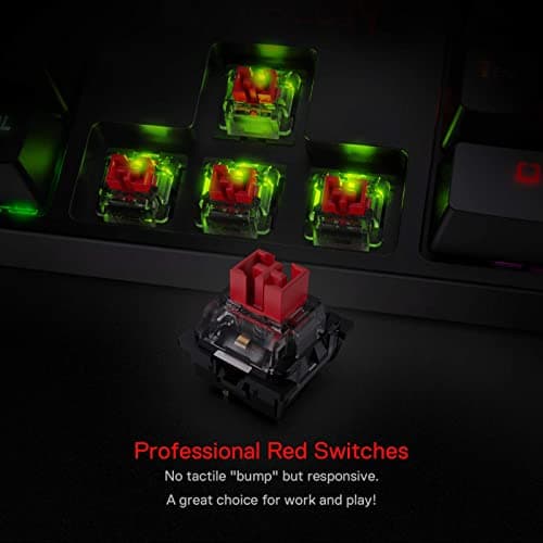 Redragon K582 SURARA Outemu Red RGB Wired Gaming Keyboard image
