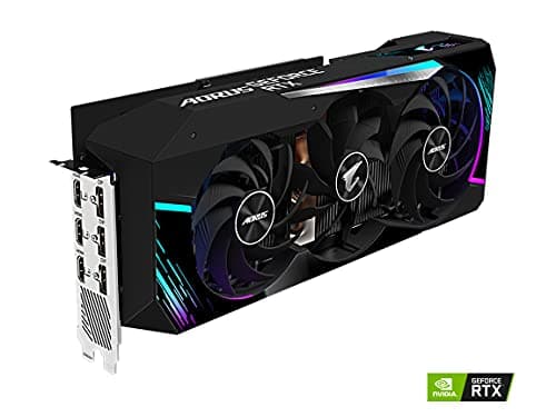 Gigabyte AORUS MASTER Rev 2.0 GeForce RTX 3080 10GB LHR 10GB GDDR6X Black image