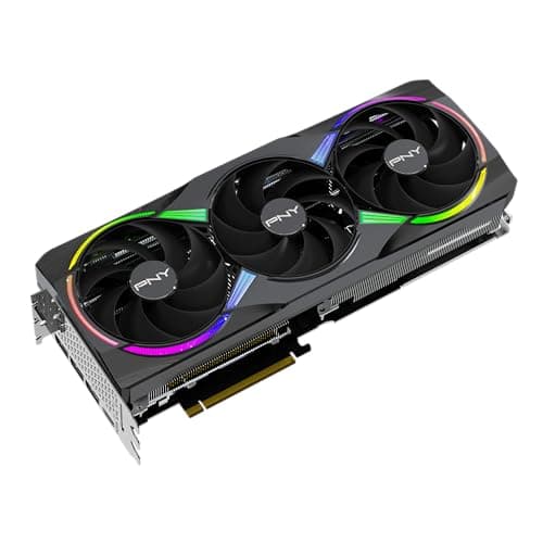 PNY EPIC-X RGB Triple Fan Plus OC GeForce RTX 5070 Ti 16GB GDDR7 Black image