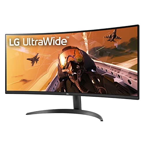 LG 34WP60C-B 34" 3440x1440 160Hz VA Curved Monitor image