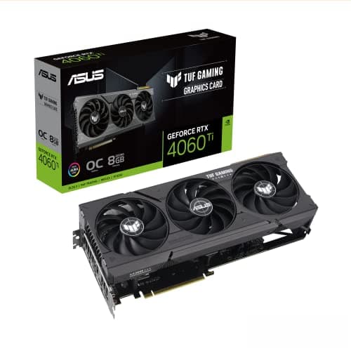 Asus TUF GAMING OC GeForce RTX 4060 Ti 8GB GDDR6 Black main image