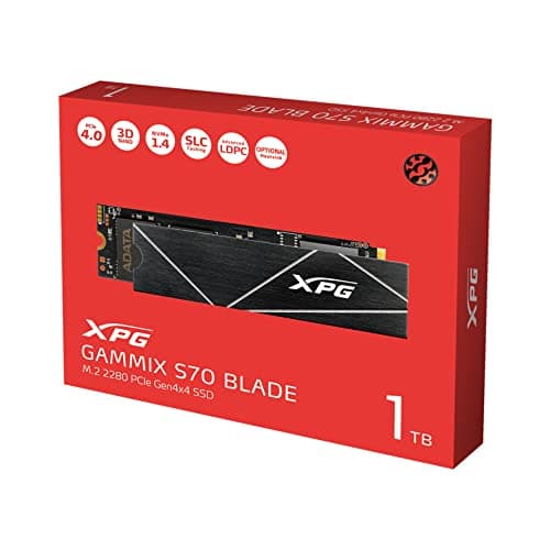 ADATA XPG GAMMIX S70 Blade 1TB SSD M.2-2280 PCIe 4.0 x4 NVMe image