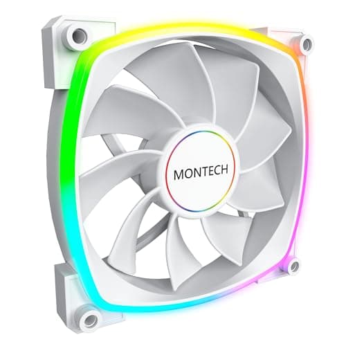 Montech RX 140mm White Addressable RGB PWM 90.5 CFM image