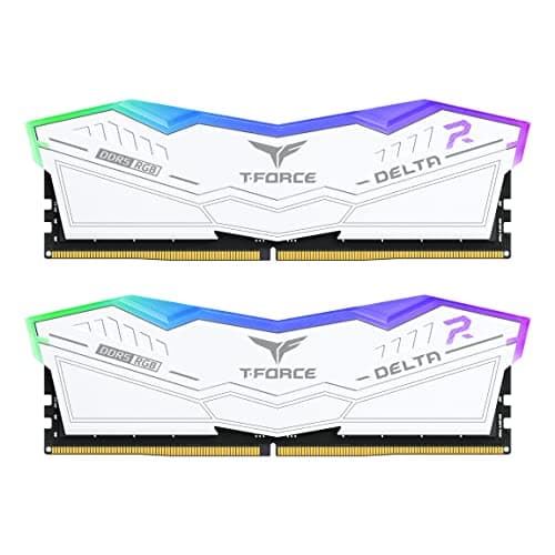 TEAMGROUP T-Force Delta RGB White DDR5-6400 CL32 32GB (2x16GB) image