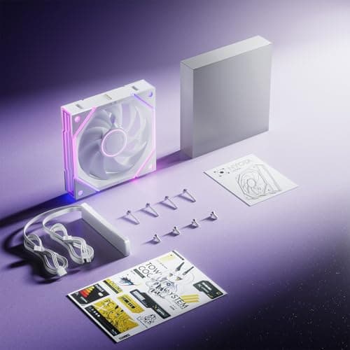  Asiahorse NYOTA Ultra 120mm Daisy Chain PWN Fan White image