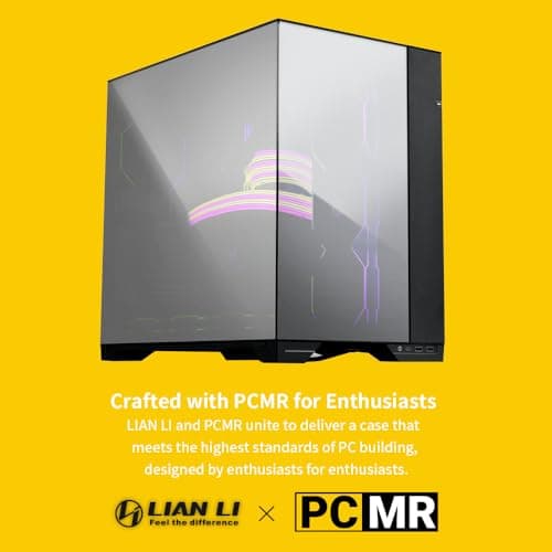 Lian Li O11 Vision ATX Mid Tower Chrome Tinted Tempered Glass Side Panel image