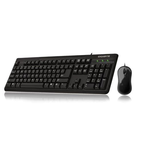 Gigabyte GK-KM3100 Wired Standard Keyboard With Optical Mouse main image