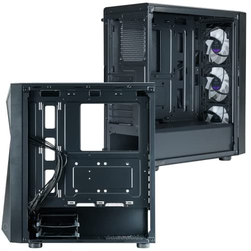 Cooler Master CMP 520 ATX Mid Tower Black Tempered Glass image