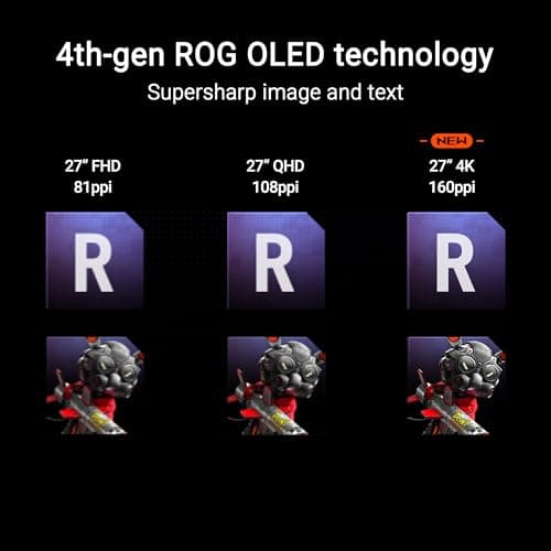 Asus ROG Swift OLED PG27UCDM 26.5" 4K 240Hz QD-OLED Monitor image
