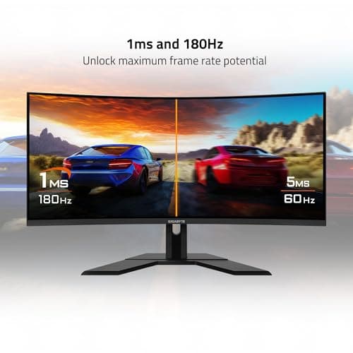 Gigabyte G34WQCP 34" 3440x1440 180Hz VA Curved Monitor image