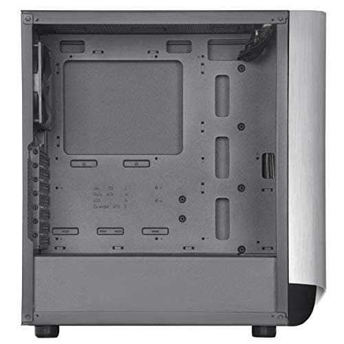 Silverstone SETA A1 ATX Mid Tower Silver / Black with Tempered Glass Side Panel, USB 3.2 Gen 2 Type-C, USB 3.2 Gen 1 Type-A image