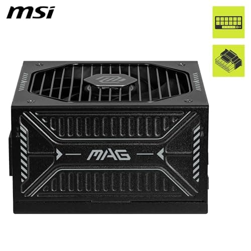 MSI MAG A1000GLS PCIE5 Black ATX 1000W Fully Modular 80+ Gold image