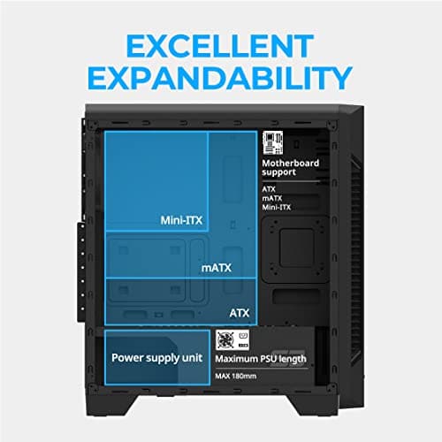 Zalman S3 ATX Mid Tower Black Acrylic Side Panel image