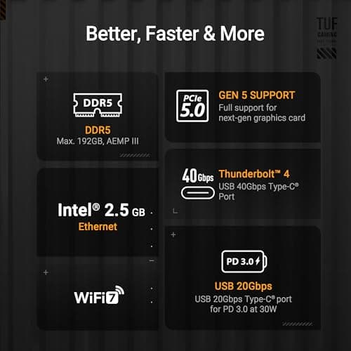 Asus Z890 TUF GAMING Z890-PRO WIFI LGA1851 DDR5 ATX image