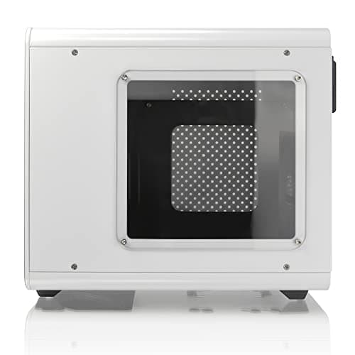 RAIJINTEK Metis Plus Mini-ITX Tower White with Acrylic Side Panel and USB 3.2 Gen 1 Type-A Front Panel image