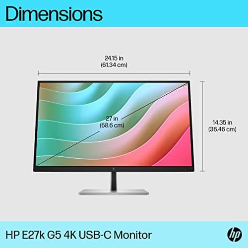 HP E27k G5 27" 4K 60Hz IPS Monitor image