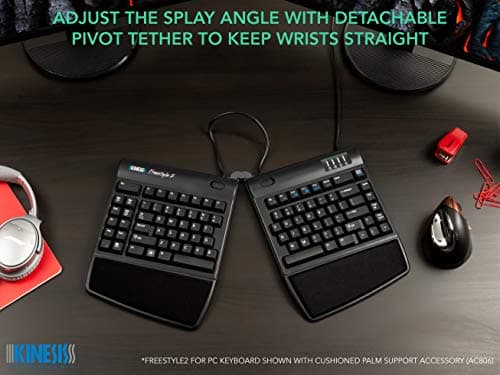 Kinesis Gaming Freestyle2 Wired Ergonomic Split Gaming Keyboard image