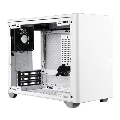 Cooler Master MasterBox NR200 Mini-ITX Desktop White / Black with Front Panel USB 3.2 Gen 1 Type-A image