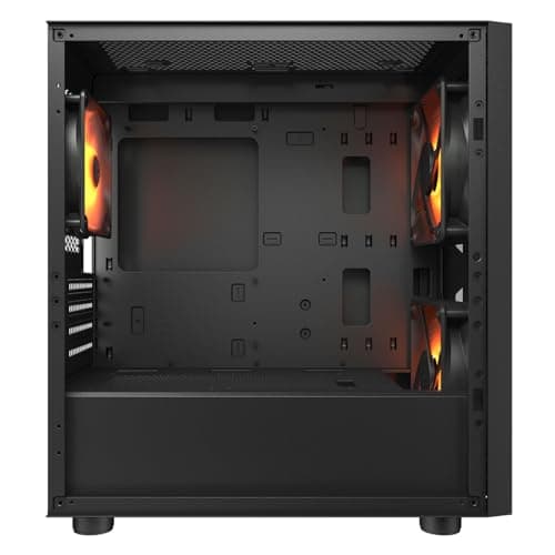 Cougar Uniface Mini RGB Micro ATX Mini Tower Black Tempered Glass, RGB image