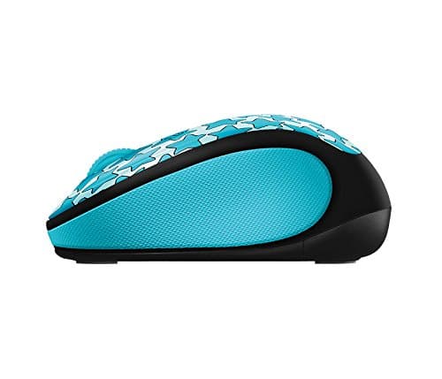 Logitech Doodle Collection M325c - Mouse - optical - 5 buttons - wireless - 2.4 GHz - USB wireless receiver - Twinkle Teal image
